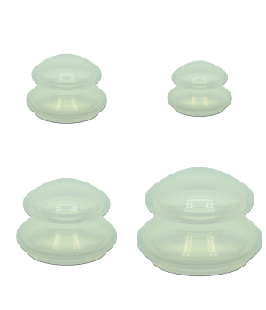 Siliconen cupping set 4 stuks