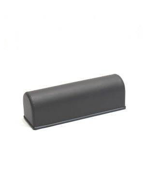 Massagerol 27x10x10 cm halfrond/hard/zwart