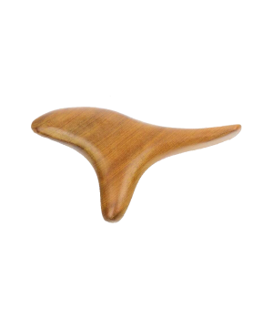 Veelzijdige massagetool Birdy tool gemaakt van hout.